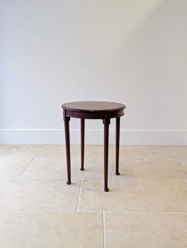 Antique Edwardian Mahogany Circular Occasional Table c.1910
