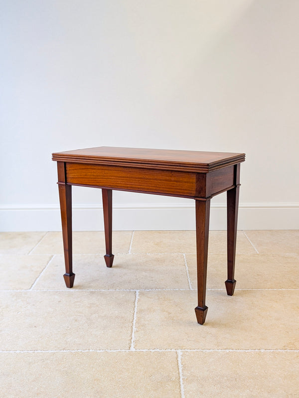 Antique Victorian Mahogany Card Table c.1890