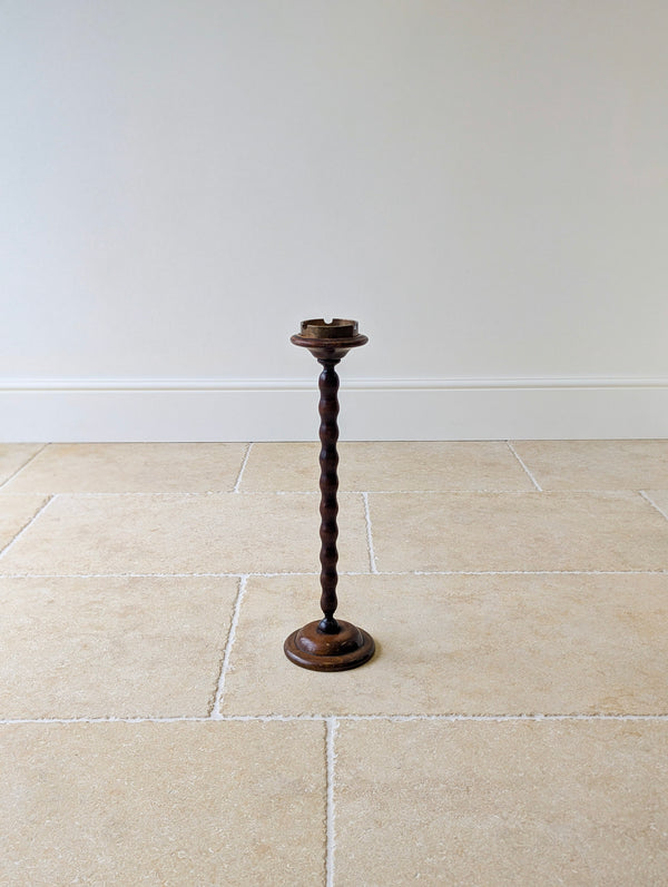 Antique Edwardian Walnut Smoking Stand c.1910