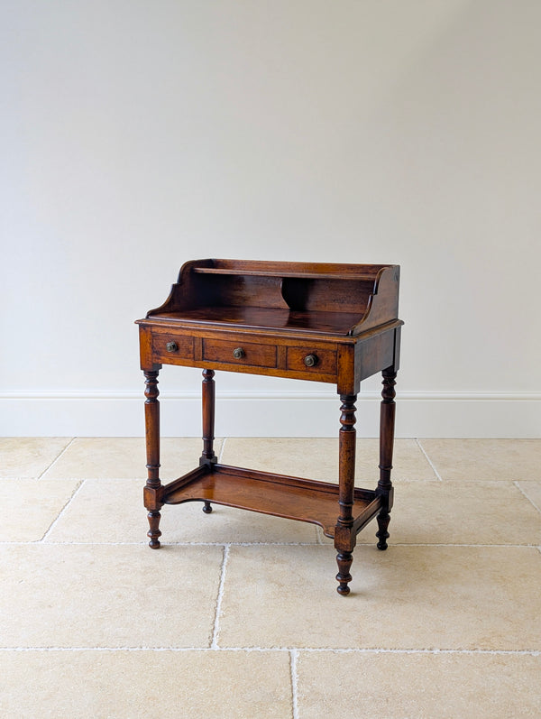 Antique Victorian Walnut Small Writing Table c.1890