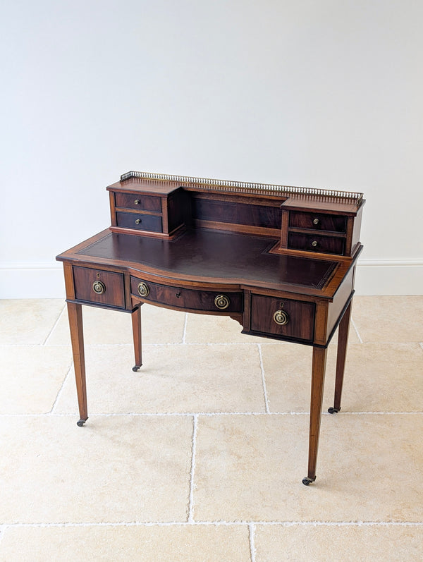 Antique Edwardian Mahogany Writing Desk c.1910
