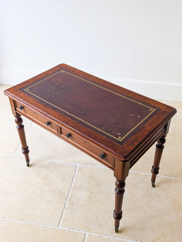 Antique Victorian Mahogany Writing Table c.1890