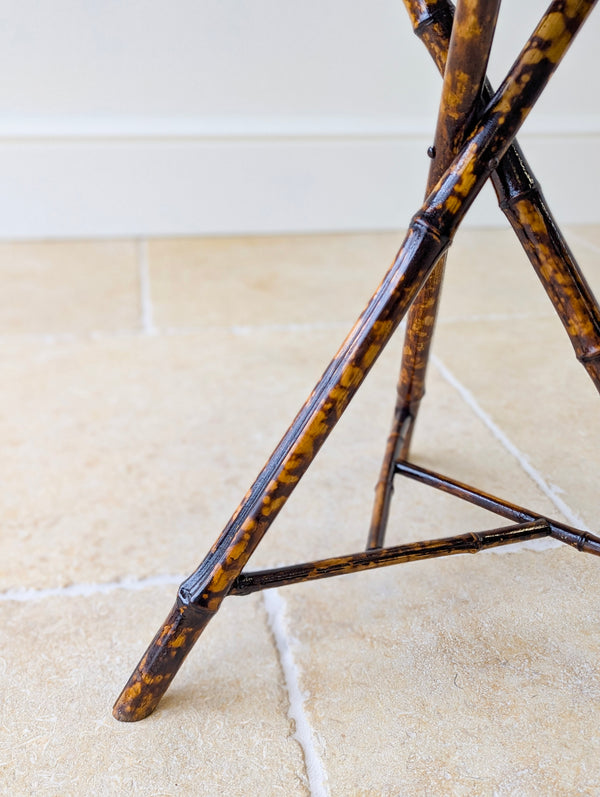 Antique Victorian Bamboo Occasional Table c.1890