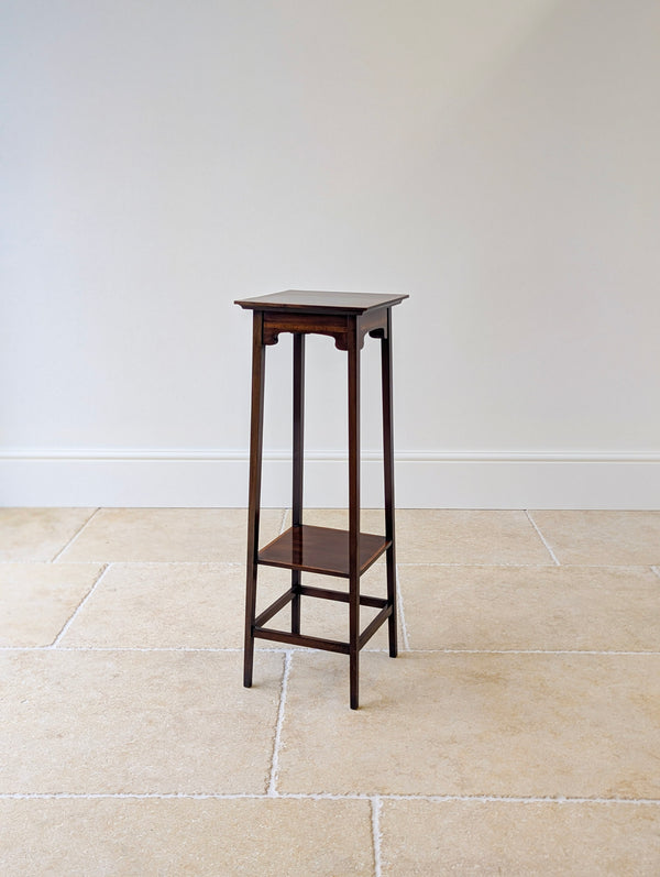 Antique Edwardian Mahogany Plant Stand c.1910