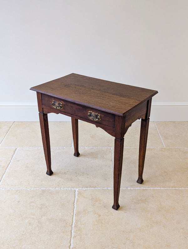 Antique Arts and Crafts Oak Side Table c.1900