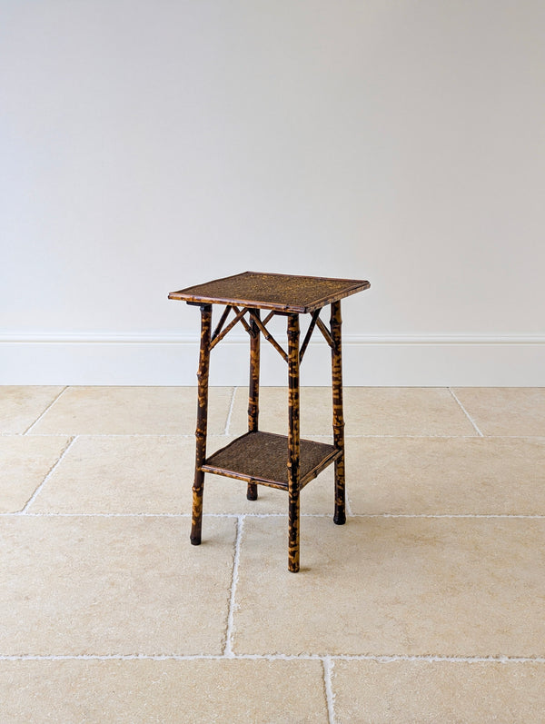 Antique Victorian Bamboo Occasional Table c.1890