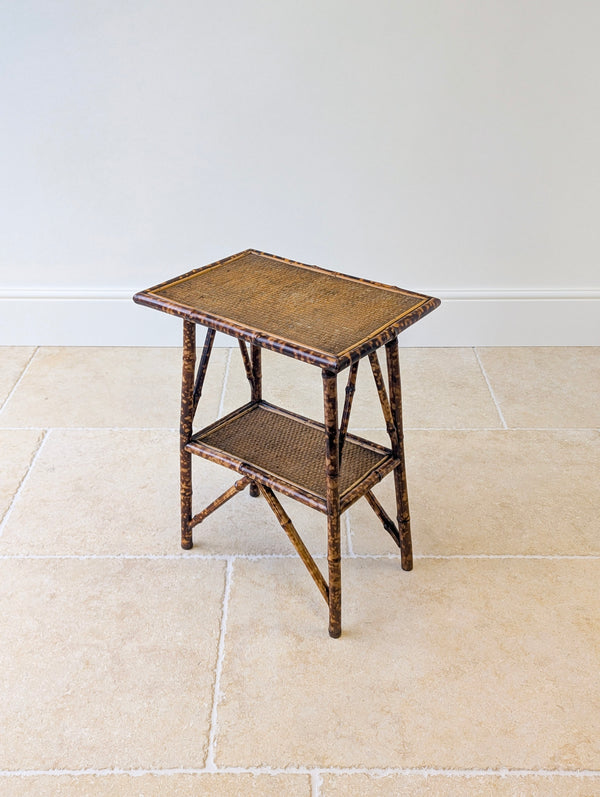 Antique Victorian Bamboo Occasional Table c.1890