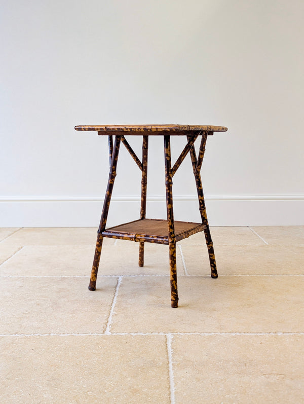 Antique Victorian Bamboo Occasional Table c.1890