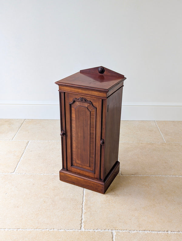 Antique Victorian Mahogany Bedside Cupboard c.1880