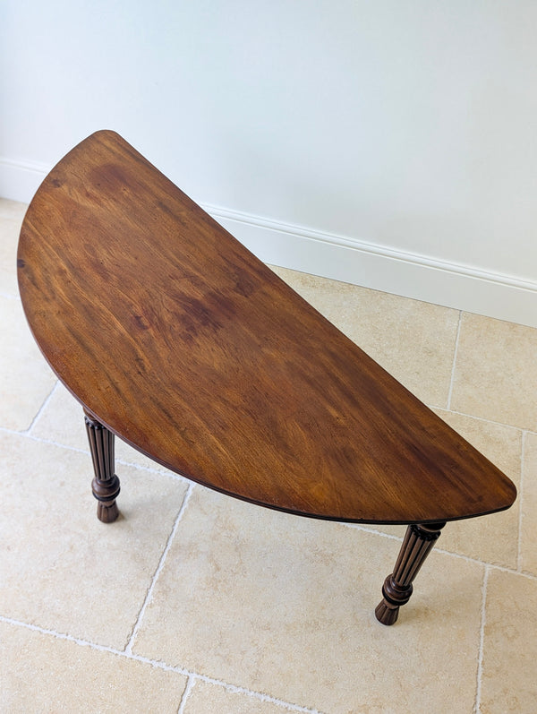 Antique Victorian Mahogany Console Table c.1870