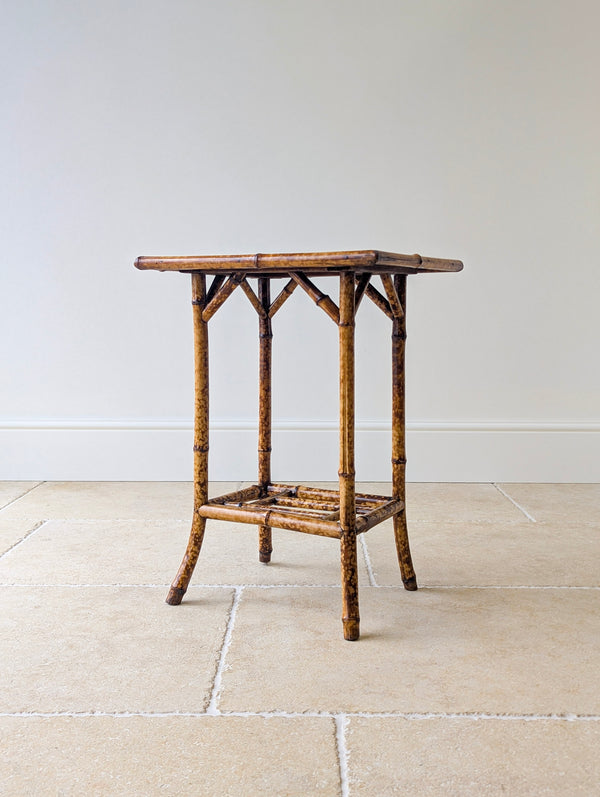 Antique Victorian Bamboo Occasional Table c.1890