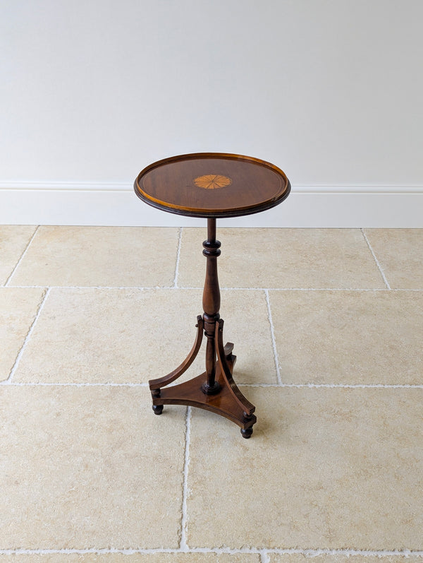 Antique Edwardian Inlaid Mahogany Wine Table c.1905
