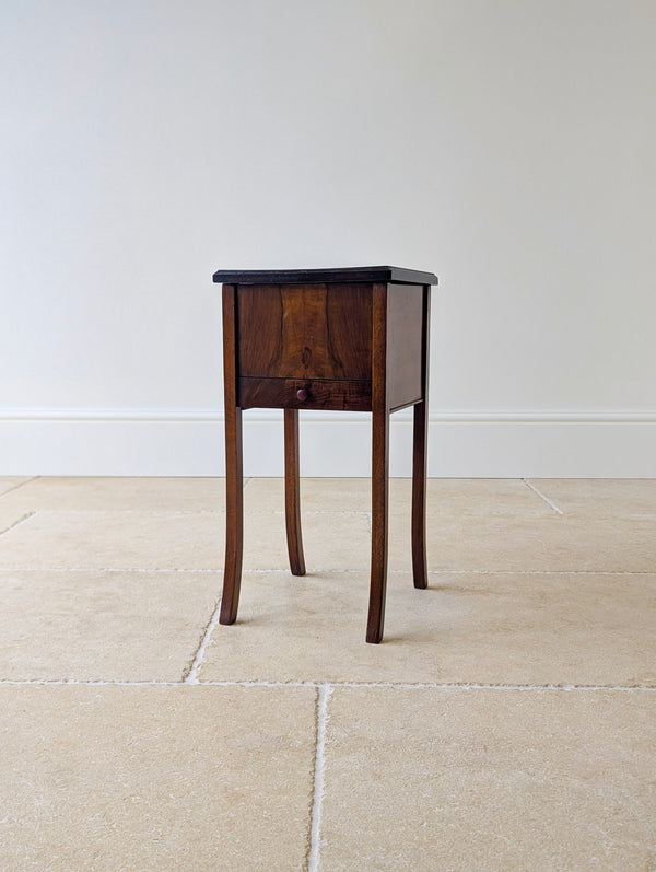 Antique Early 20th Century Walnut Sewing Table c.1920