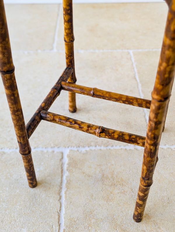 Antique Victorian Bamboo Occasional Table c.1890