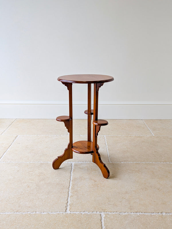 Antique Early 20th Century Beech Occasional Table c.1920