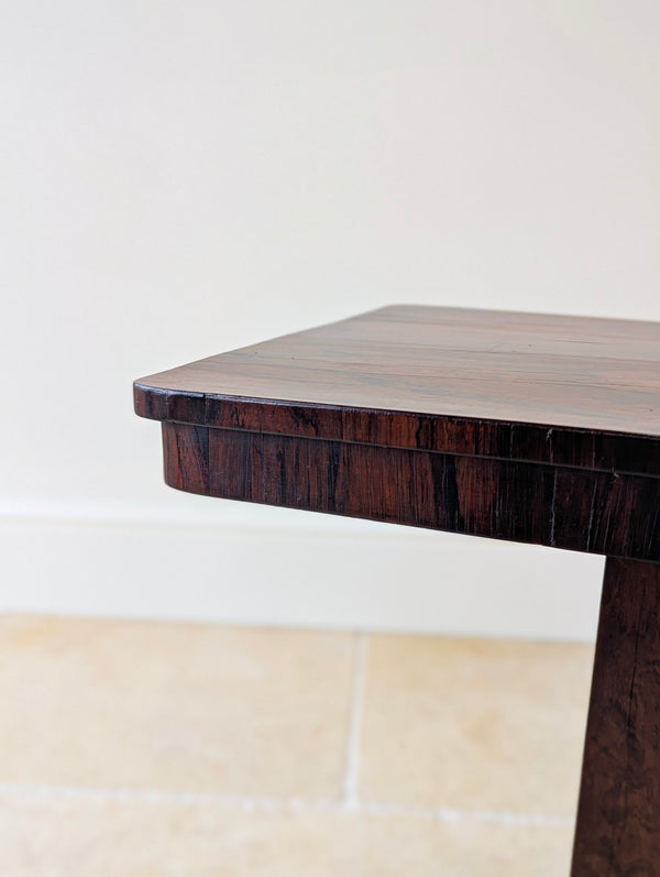 Antique Regency Rosewood Pedestal Occasional Table c.1820