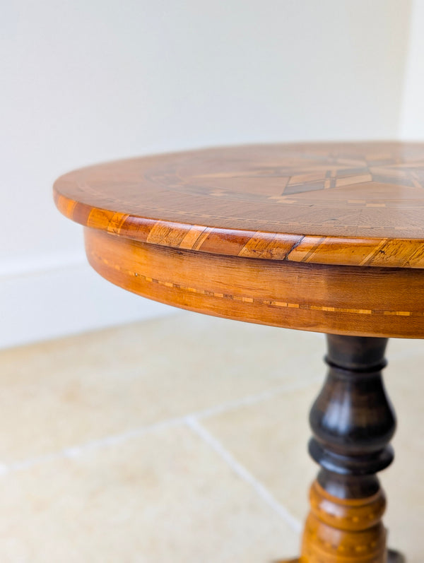 Antique Victorian Italian Marquetry Sorrento Table c.1880