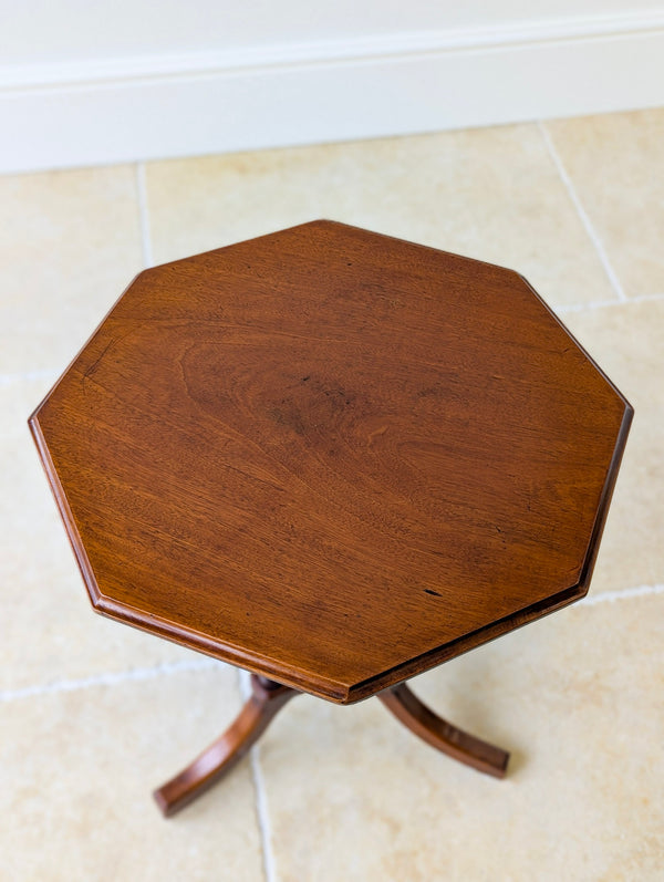 Antique Regency Mahogany Octagonal Occasional Table c.1820