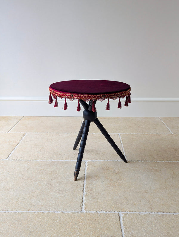 Antique Victorian Ebonised Beech Gypsy Table c.1880