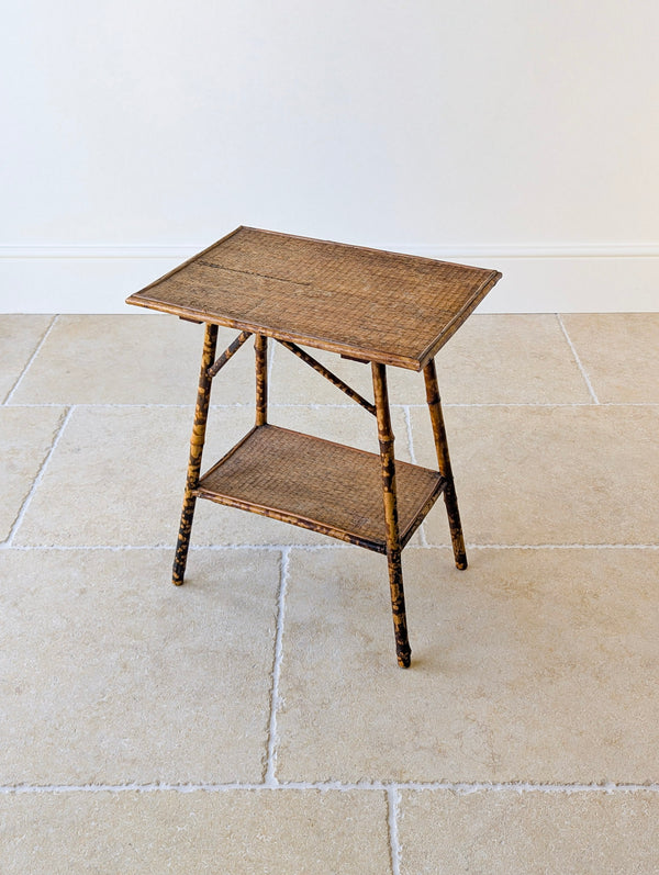 Antique Victorian Bamboo Occasional Table c.1890