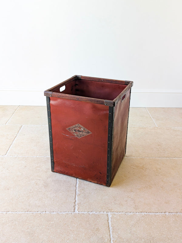 Antique Edwardian Industrial Mill Bin c.1910