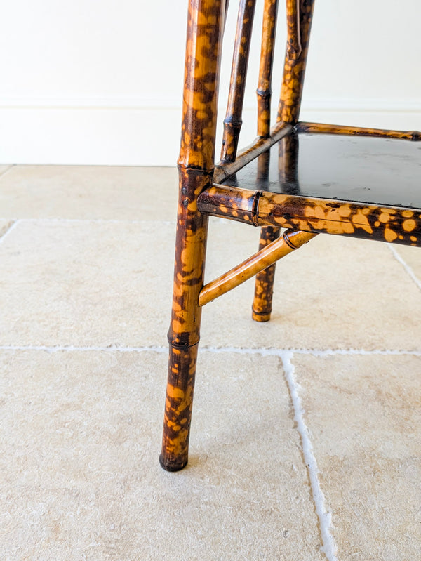 Antique Victorian Bamboo Occasional Table c.1890
