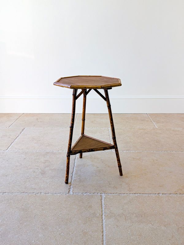 Antique Victorian Bamboo Occasional Table c.1890