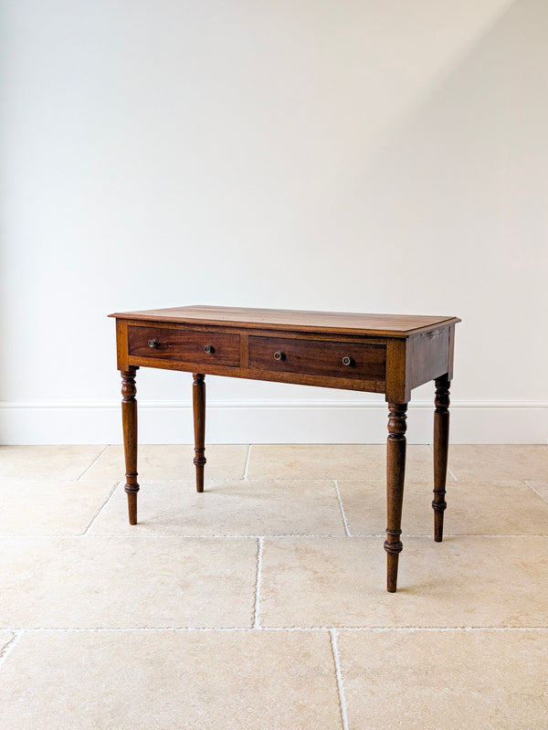 Antique Mid-Victorian Mahogany Writing Table c.1860