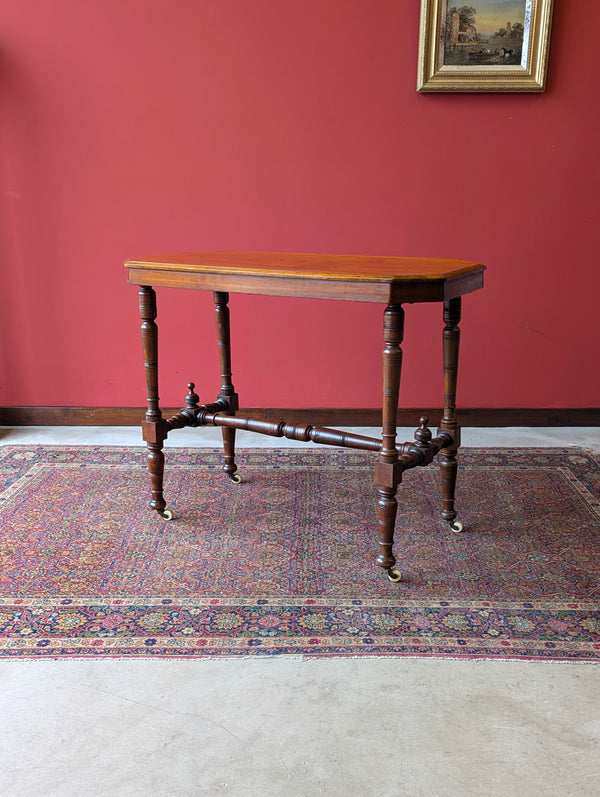 Antique Victorian Mahogany Aesthetic Movement Occasional Table