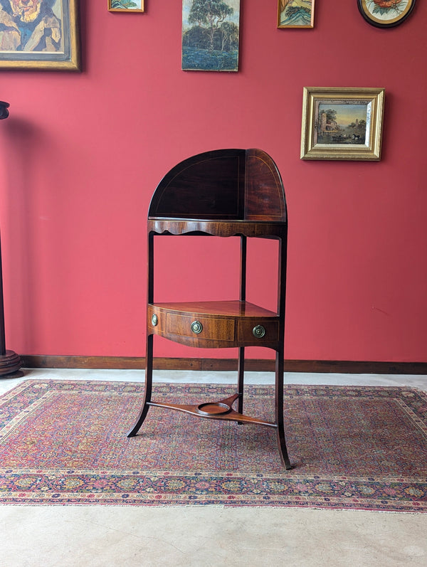 Antique Georgian Mahogany Corner Stand