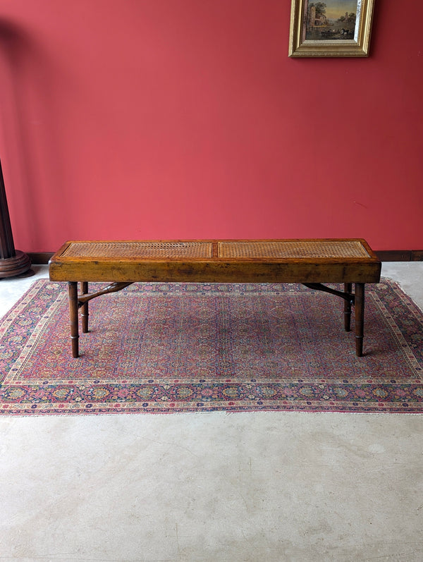 Antique 19th Century Folding Campaign Bench