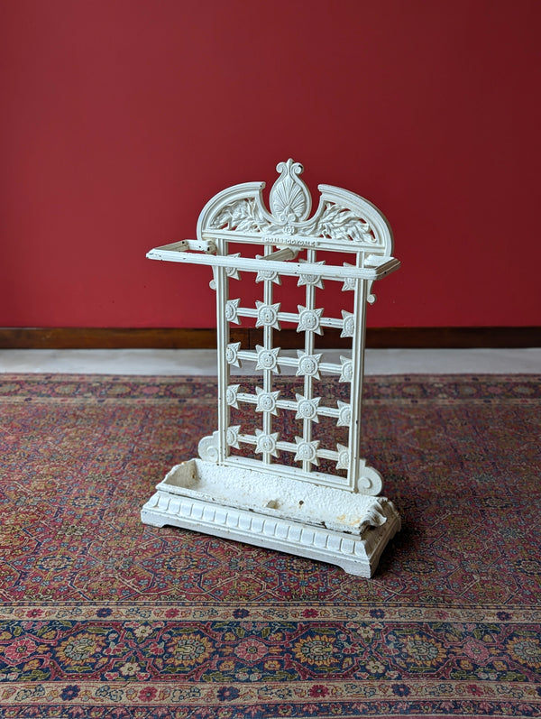 Antique 19th Century Coalbrookdale Cast Iron Stick Stand