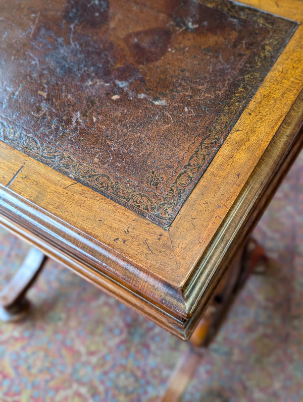 Antique Victorian Mahogany Davenport Writing Desk