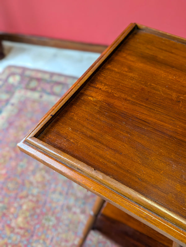 Antique Victorian Mahogany Aesthetic Movement Table / Plant Stand