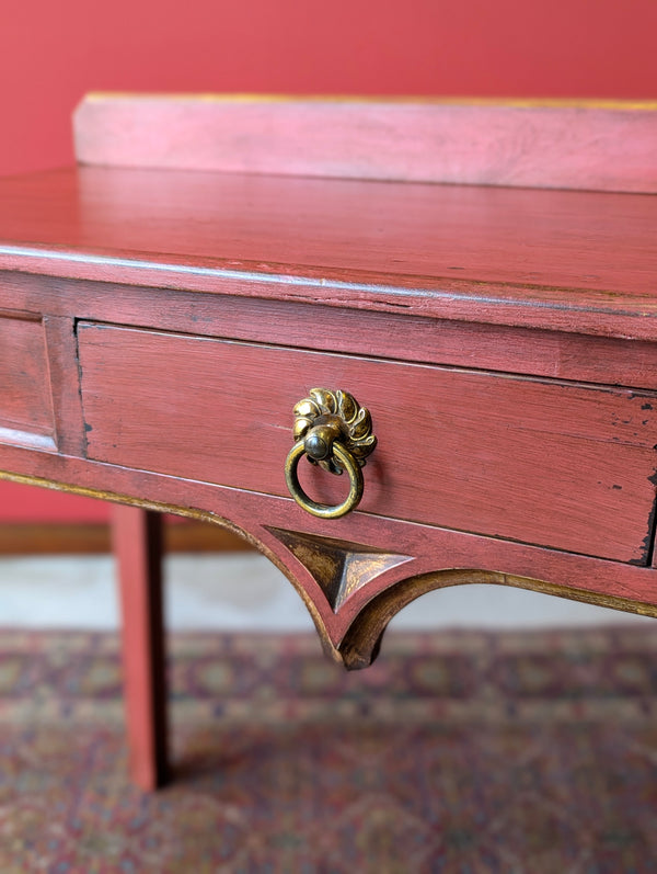 Antique 19th Century Aesthetic Movement Painted Pine Side Table