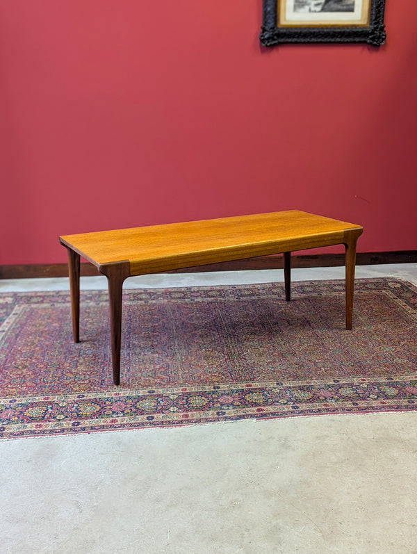 Mid Century 1960’s Long Teak Coffee Table