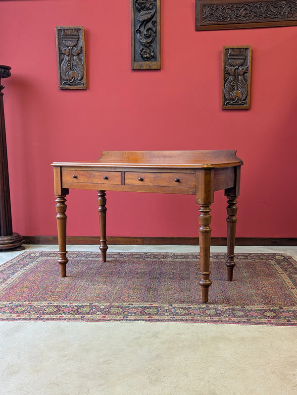 Antique Victorian Mahogany Writing Table Desk