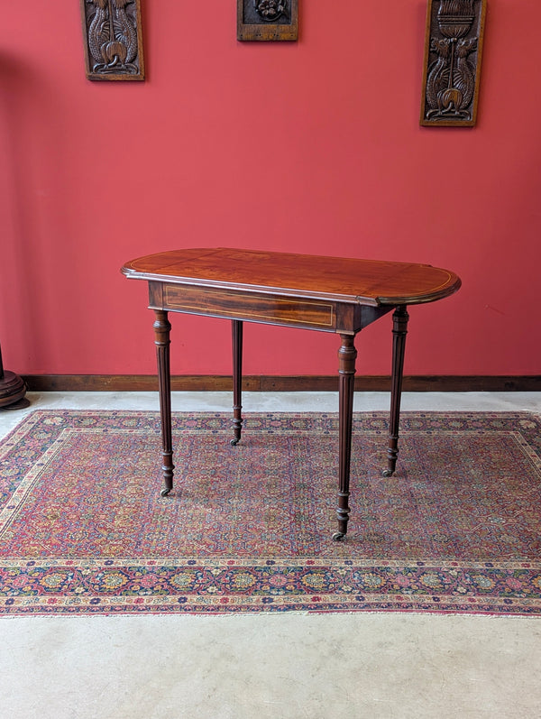 Antique Edwardian Mahogany Extending Occasional Table