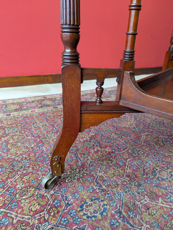 Antique 19th Century Aesthetic Movement Mahogany Occasional Table by Gregory & Co