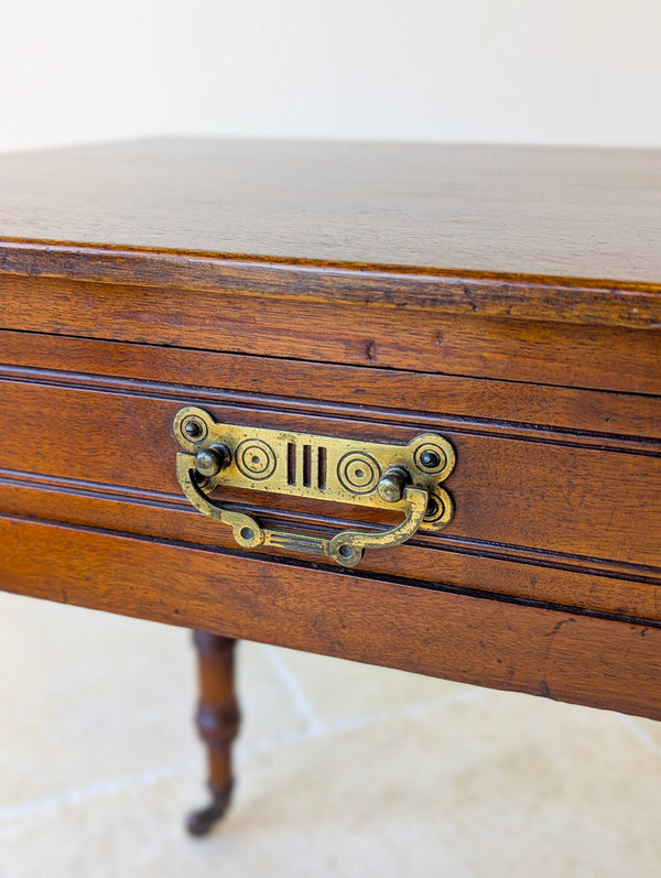 Antique Victorian Mahogany Writing Table c.1880