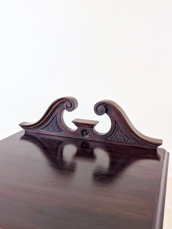 Antique Victorian Mahogany Bedside Cabinet c.1870