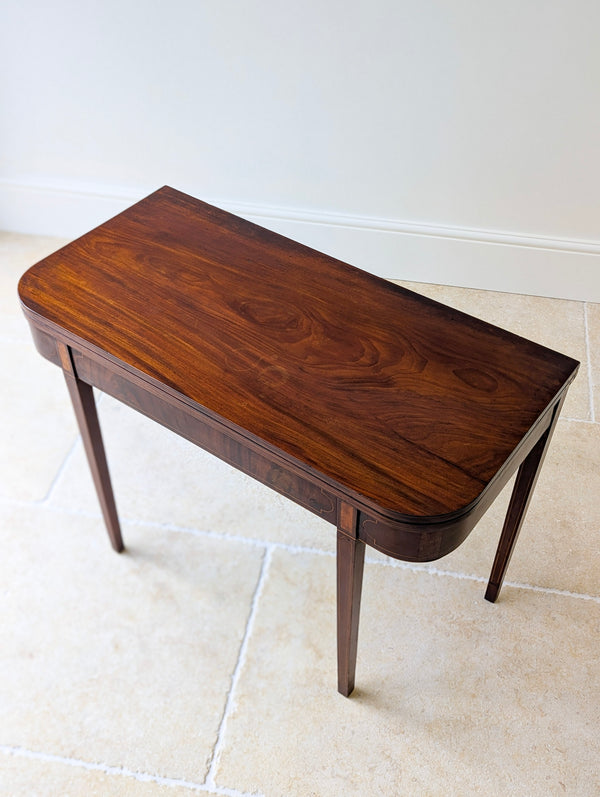 Antique George III Mahogany Tea Table c.1790