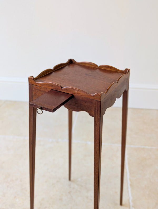 Antique Edwardian Mahogany Urn Stand with Slide c.1905