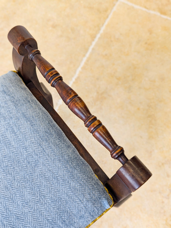 Antique Victorian Mahogany Piano Stool with Storage c.1890