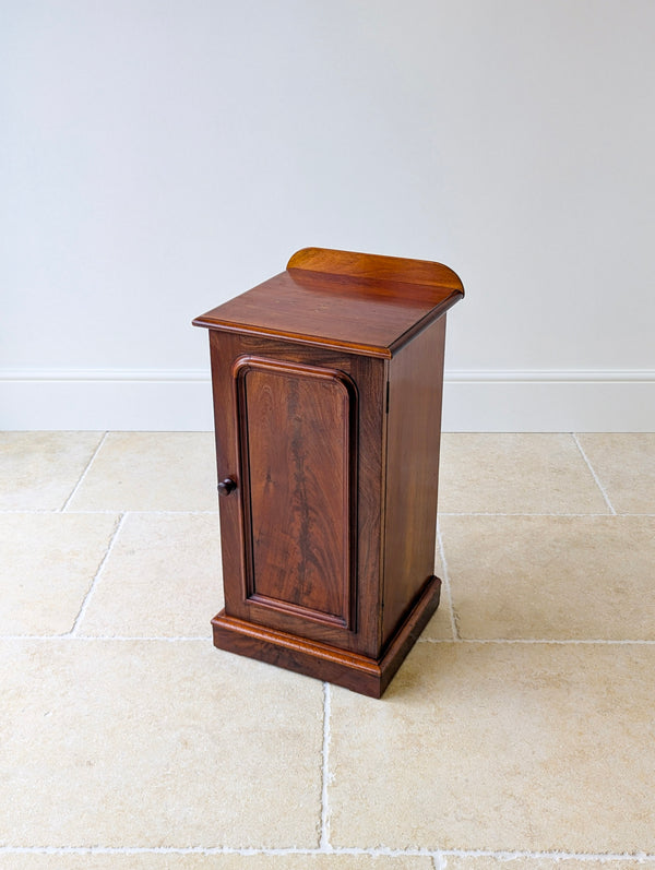 Antique Victorian Mahogany Bedside Cabinet c.1880