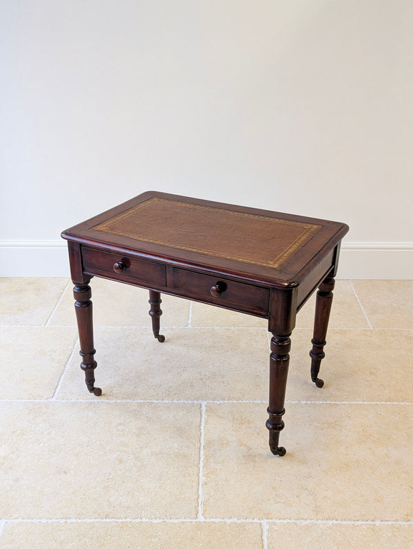 Antique Victorian Mahogany Writing Table c.1870
