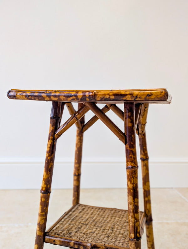 Antique Victorian Bamboo Occasional Table c.1890