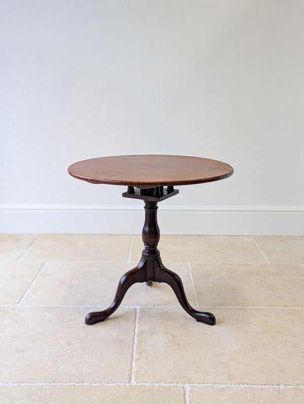 Antique Georgian Mahogany Birdcage Tripod Table c.1790