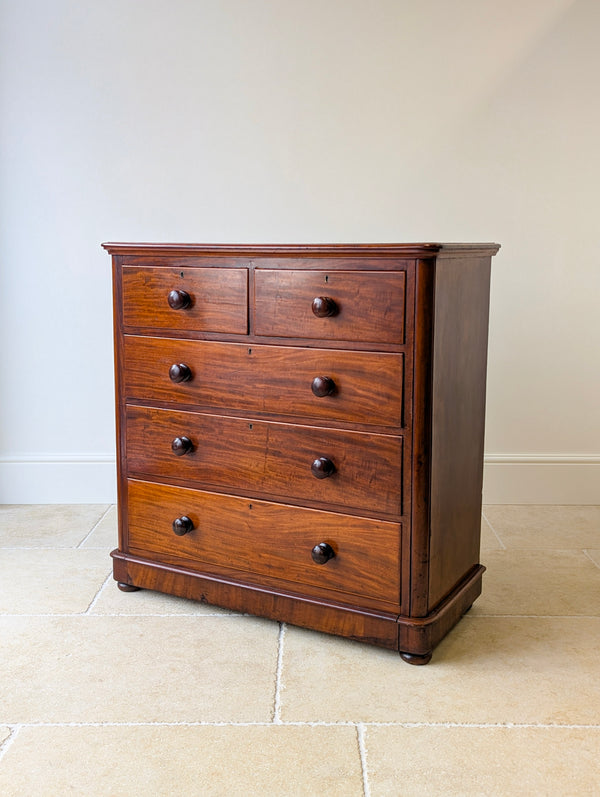 Antique Victorian Mahogany Chest of Drawers c.1870