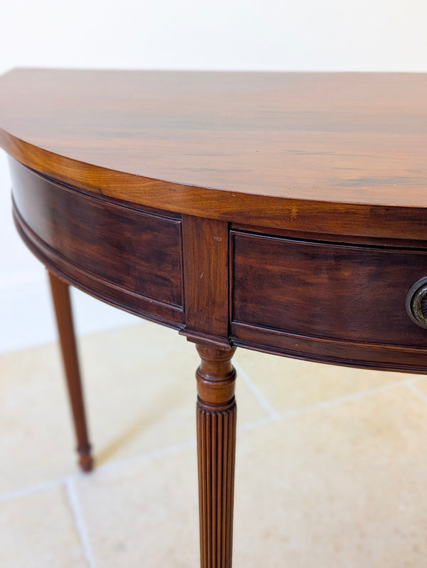 Antique Edwardian Mahogany Regency Style Console Table c.1905